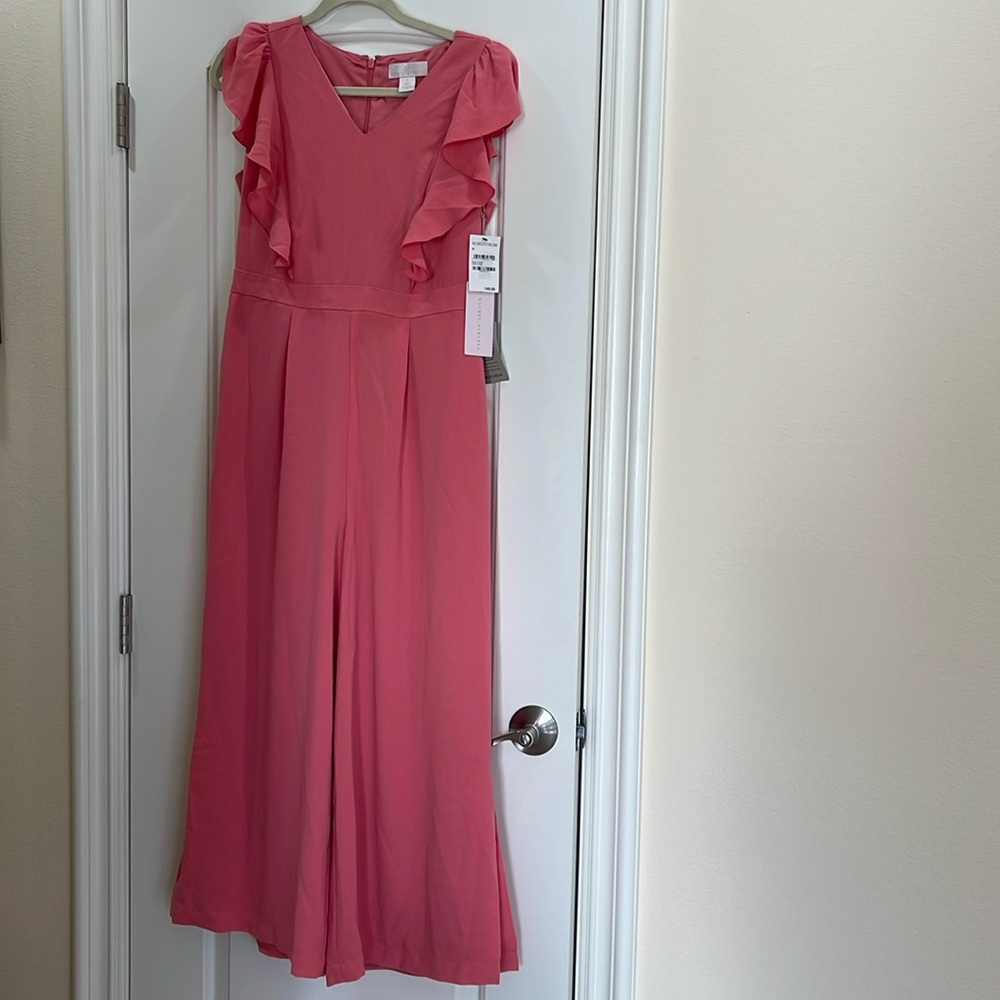 Rachel Parcell. Beautiful peach color jumpsuit. New.